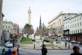 [photo, Washington Monument, Mount Vernon Place, Baltimore, Maryland]