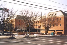 [photo, District Court Building, Mary Risteau Multi-Service Center, 2 South Bond St., Bel Air, Maryland]